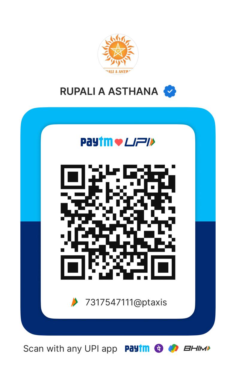 UPI QR code for Rupali A Asthana payments